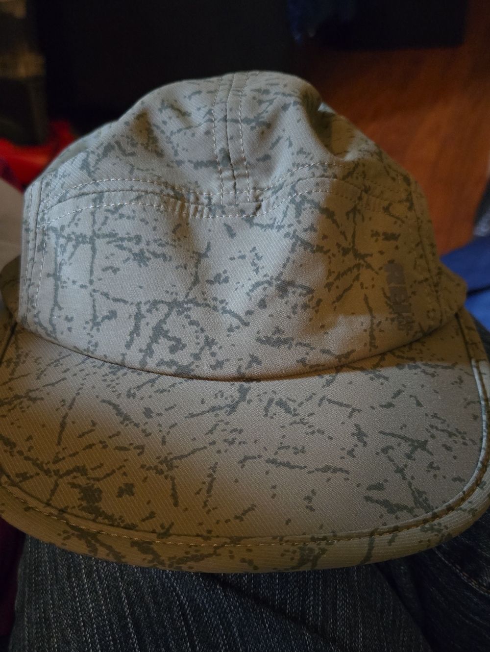 REI Olive Green Patterned Five-Panel Cap